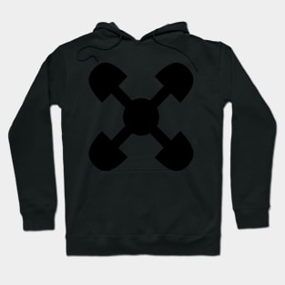 AKOMA NTOSO "linked Hearts" Hoodie